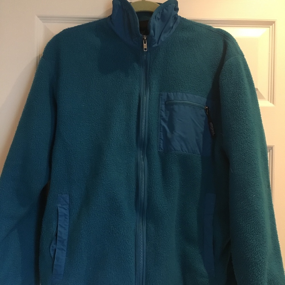Blue Patagonia Fleece Jacket